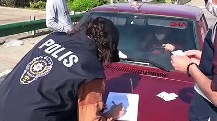 Bayram için memleketlerine gitmek isteyen 3 kişiye para cezası