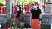 Antalya'da polis aileleri şehitliği ziyaret etti