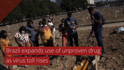 Brazil expands use of unproven drug as virus toll rises, and other top stories from May 23, 2020.