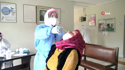 Çay toplamak için Rize'ye gelenlere korona virüs testi yapılıyor