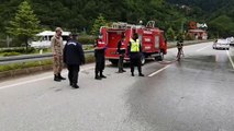 Trabzon'da feci kaza...Çay toplamaya giderken yanarak can verdiler