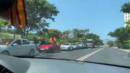Manifestación en coche convocada por Vox