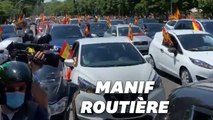 En Espagne, manifestations en voiture contre le gouvernement