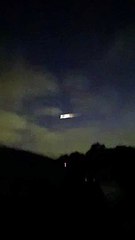Space Junk Streaks Across the Night Sky