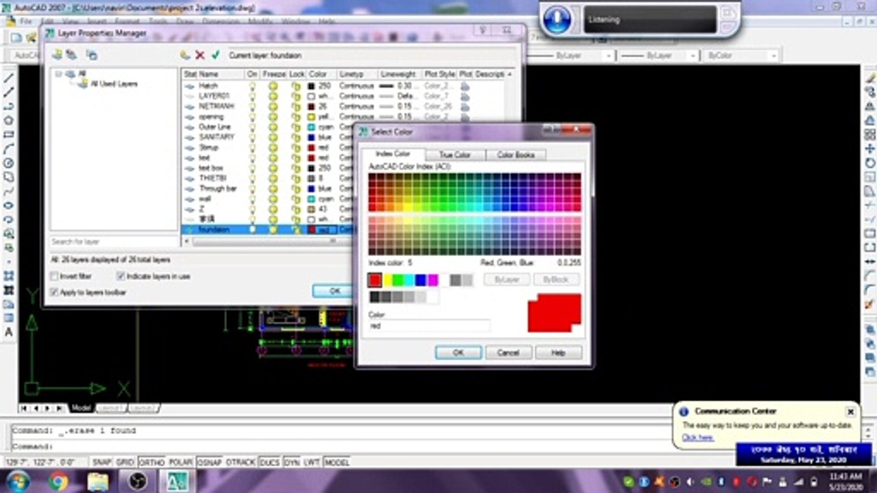 auto cad tutorial||auto cad 2020 tutorial|| layer tools|| auto cad in nepali layer tools in detail