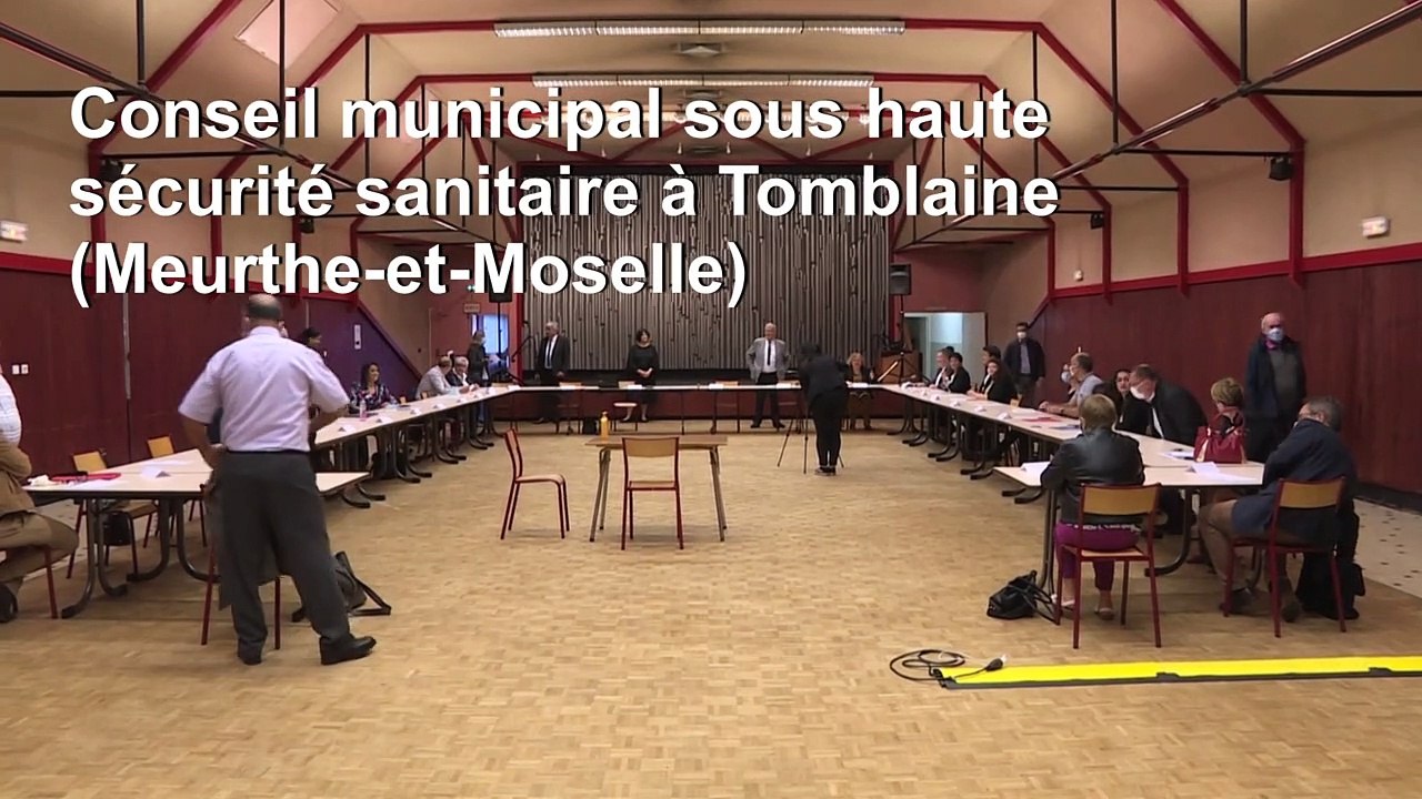 Déconfinement: à huis clos et à bonne distance, l'élection particulière du maire de Tomblaine