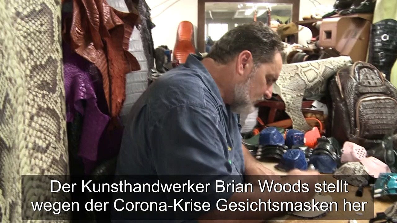 Corona-Masken aus Python-Haut schützen Ökosystem in Florida