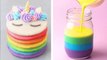 How To Make Perfect Rainbow Cake - DIY Colorful Cake Tutorials - Oddly Colorful Cake Recipe Videos