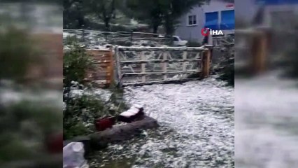 Tokat’ta yaylalar Mayıs ayında beyaza büründü