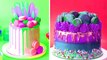 So Yummy Colorful Cake Decorating Tutorial For Cake Lovers - Best Satisfying Cake Decorating