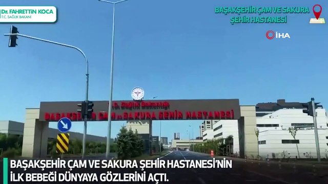 Çam ve Sakura Şehir Hastanesi'nin ilk bebeği Defne Sakura oldu