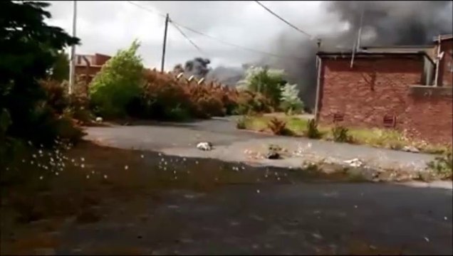 Road closures and tailbacks sparked by Derry fire