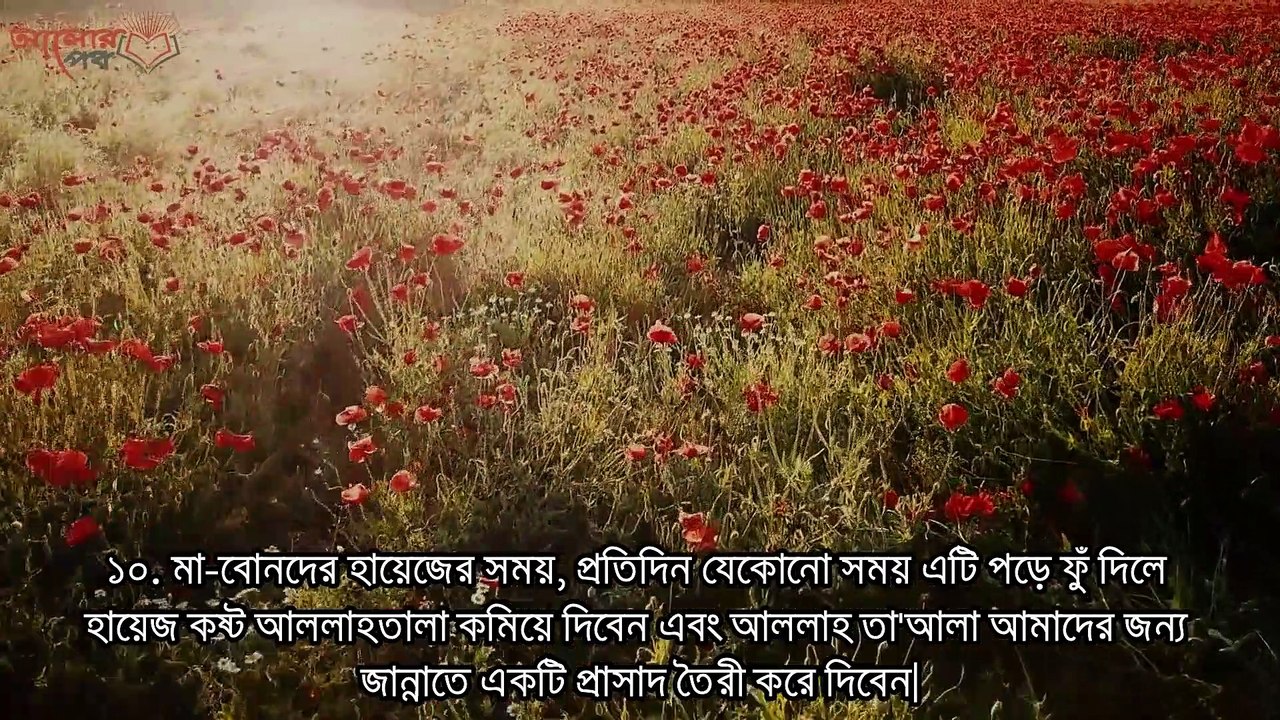 রমজানে রাতে ঘুমানোর পূর্বে সূরাটি ৩বার পড়লে অভাব, দারিদ্রতা ও বিপদ থাকেনা। মনের আশা পূরণের দোয়া