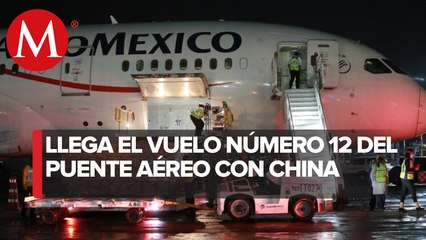 Despegó a México doceavo vuelo desde China con insumos para coronavirus