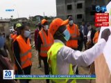 RTG / Visite du ministre de l’Habitat sur le chantier les Parasoliers