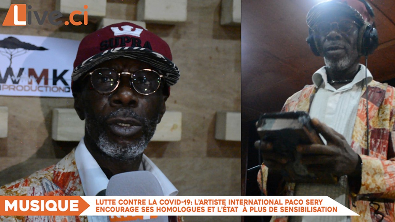 Lutte contre la Covid-19/ L’artiste international Paco Sery encourage ses homologues et l’état  à plus de sensibilisation