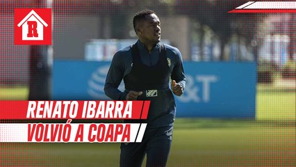Renato Ibarra volvió a pisar las instalaciones de Coapa