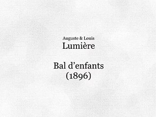 Bal d’enfants (Baile de niñas) [1896]