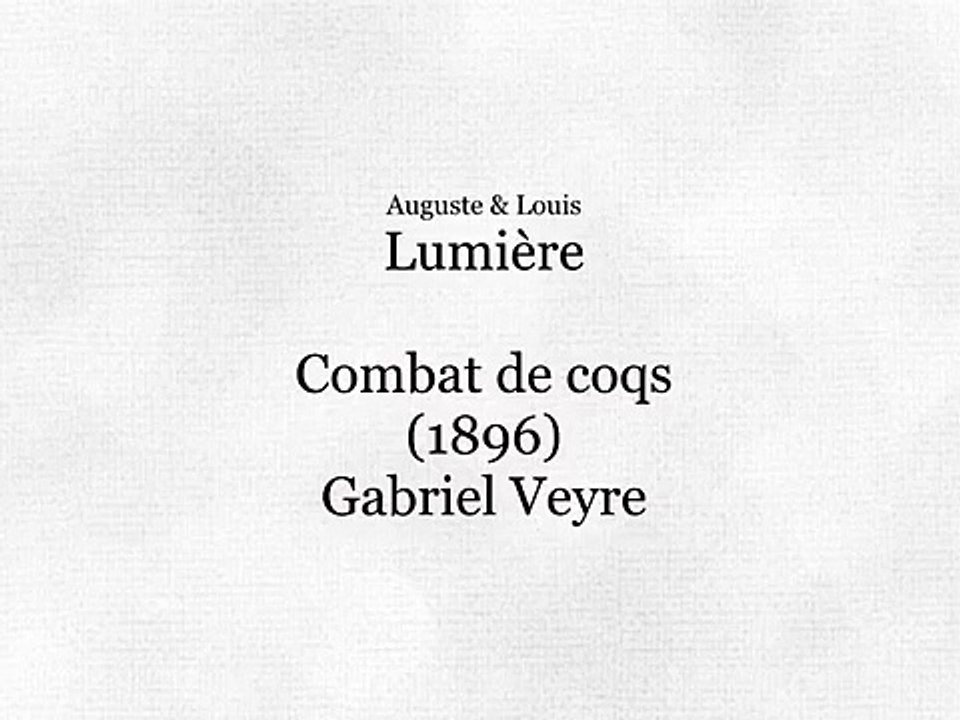 Combat de coqs (Pelea de gallos) [1896]