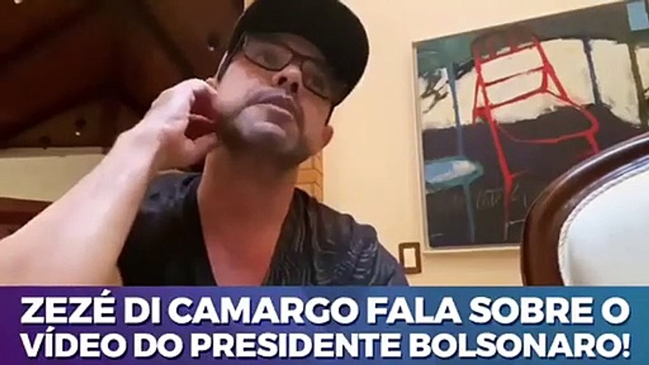Zezé di Camargo fala sobe o polemico vídeo de Bolsonaro