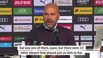 Скачать видео: Bosz hails Havertz performance in crucial Leverkusen win in top four race