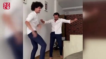 Fırat Çelik ve yeğeninden bayram dansı