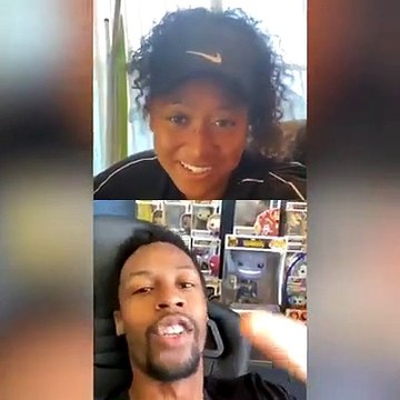 ATP/WTA - Naomi Osaka on her Instagram Live with Gael Monfils, Stefanos Tsitsipas & Frances Tiafoe
