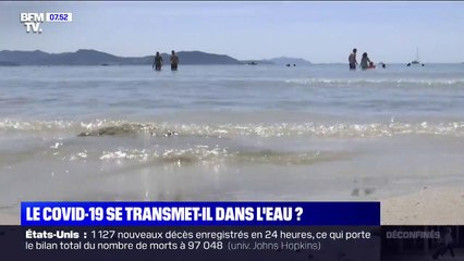 Le coronavirus se transmet-il dans l'eau ?