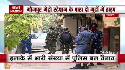 दिल्ली के मौजपुर में दो गुटों में झड़प के बाद तनाव, भारी पुलिसबल तैनात