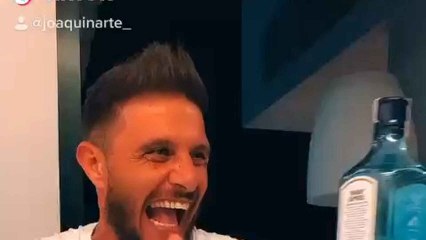 Joaquín y su alegría con la Fase 2 de la desescalada: alcohol y agua