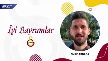 Galatasaraylı futbolculardan bayram mesajı