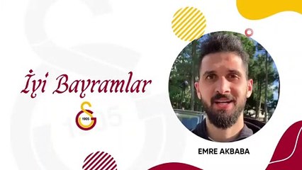 Galatasaraylı futbolculardan bayram mesajı