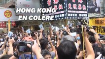 À Hong Kong, les manifestants dans la rue contre la loi sur 