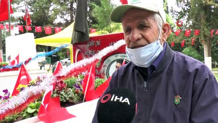 Gaziantep şehitliğinde hüzünlü bayram