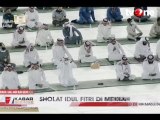 Suasana Pelaksanaan Sholat Ied di Masjidil Haram