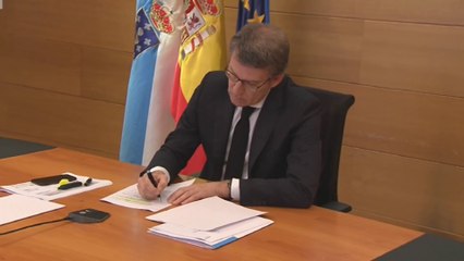 Feijóo pide en la Conferencia de Presidentes que no haya más prórrogas del estado de alarma en Galicia