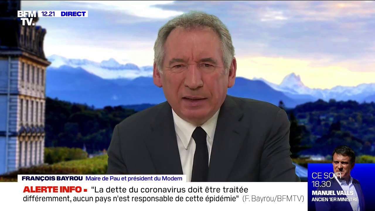 Chloroquine: François Bayrou se dit "mal à l'ai...