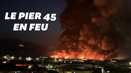 Tải video: À San Francisco, le Pier 45 de Fisherman's Wharfun, célèbre lieu touristique sinistré par un incendie