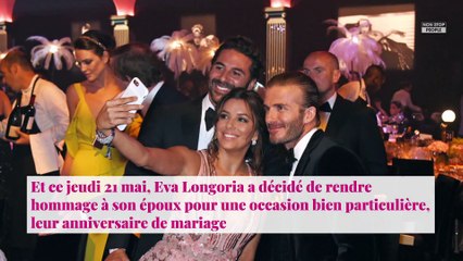 Eva Longoria : Son doux message à son époux pour leur anniversaire de mariage