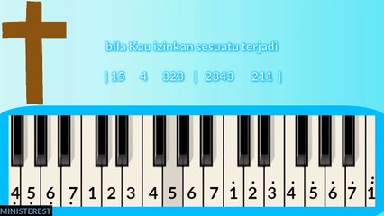 NOT PIANIKA LAGU WAKTU TUHAN 《NADA  DASAR C》 [JCLF] | LAGU ROHANI