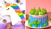 Amazing Unicorn Cake Decorating Recipes - Best Satisfying Colorful Cake Ideas - Perfect Cake Videos