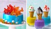 Delicious & Easy Dessert Recipes - How To Make Colorful Cake Tutorial - Perfect Cake Decorating