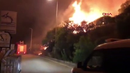 Kaş'ta korkutan yangın! Villalara 15 metre kala söndürüldü