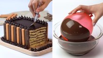 How To Make Balloon Chocolate Bowls - Most Satisfying Chocolate Cake Recipes - Perfect Cake Videos