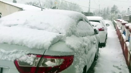 Erzincan'da mayısta yağan kar adeta 'kara kış'ı aratmadı