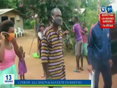 RTG / Covid-19 - Province du Haut Ogooué - Département de Mpassa à Francheville - Le PDG a initié une vaste campagne de sensibilisation auprès des populations