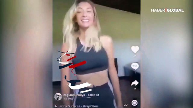 Acun Ilıcalı ile aşk yaşadığı iddia edilen Ayça Çağla Altunkaya dansıyla gündem oldu