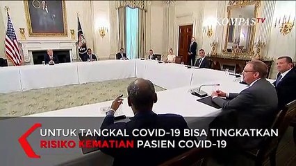 Riset: Obat yang Dikonsumsi Trump Ternyata Picu Kematian bagi Pasien Covid-19