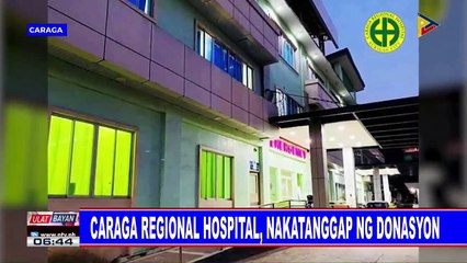 Caraga Regional Hospital, nakatanggap ng donasyon