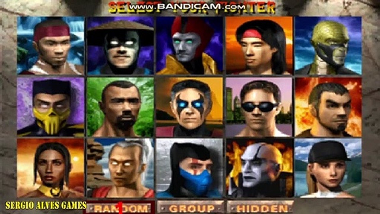 MORTAL KOMBAT 4 - GAMEPLAY COMPLETO COM SUB-ZERO PS1